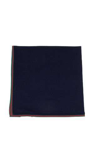 coperta in lana blu GUCCI KIDS | 8289163K2064166